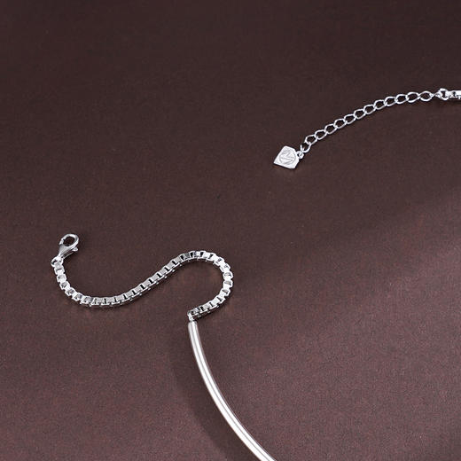 子佩集S925银【心愿之权】项链【XL-5816】纯银原创2黑玛瑙2502 商品图5