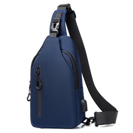 新款品味单肩斜挎包韩版时尚运动男包防泼水耐磨胸包 商品图2