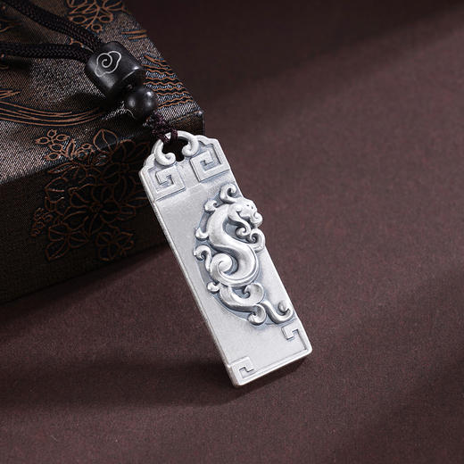 子佩集S999银【龙凤游鸣】套链【CD0269-2】纯银仿古项链-龙2502 商品图2