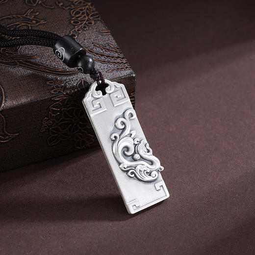 子佩集S999银【龙凤游鸣】套链【CD0269-1】纯银仿古项链-凤2502 商品图2