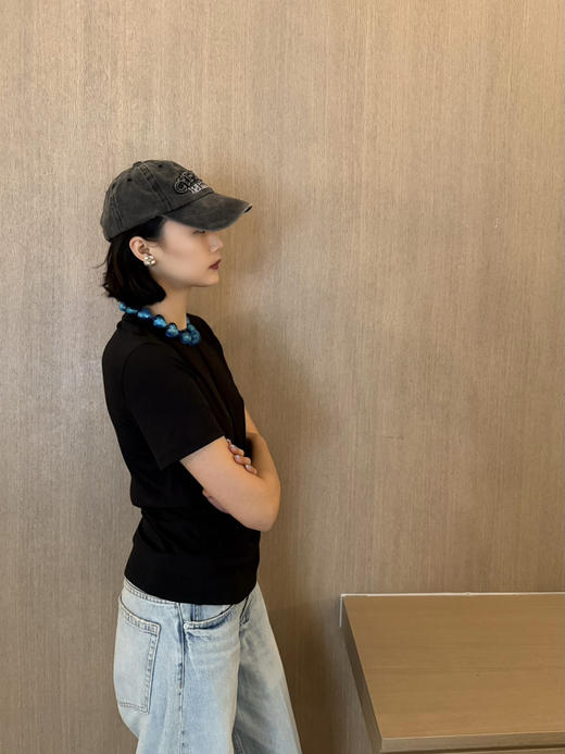 【温柔的谎言】噢蜜ooomeooo小圆领高弹T 商品图8