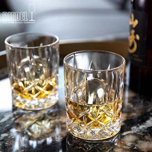 奥地利RIEDEL威士忌杯雕花古典白兰地杯洋酒杯进口水晶切割烈酒杯 商品图2