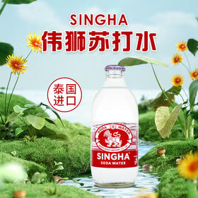 泰国进口SINGHA伟狮苏打水325ml*3