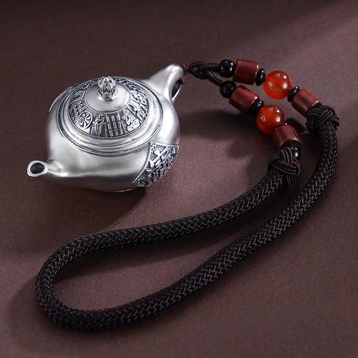 子佩集S999银【十三幺壶】手把件【DZ1031】纯银手把件-招财进宝2502 商品图3