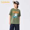 巴拉巴拉童装儿童短袖t恤男童上衣大童女童2025新款速干夏装纯棉 商品缩略图2