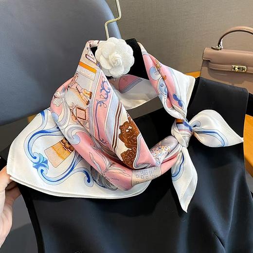 12姆米桑蚕丝丝巾 多用途百搭方巾 商品图3