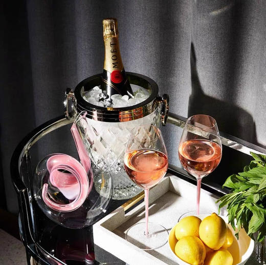 奥地利RIEDEL粉色螺旋手工水晶创意醒酒器分酒器进口高颜值礼物 商品图3