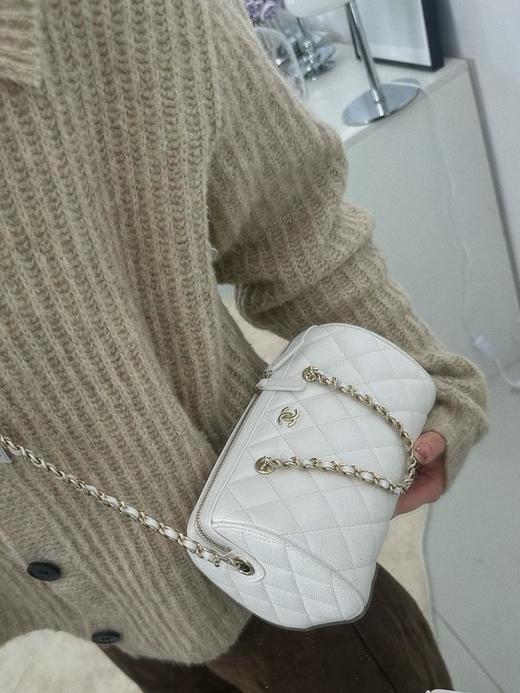 香奈儿25P保龄球包黑金荔枝牛（HH） 商品图6