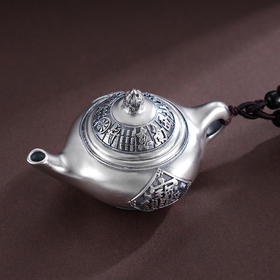 子佩集S999银【十三幺壶】手把件【DZ1031】纯银手把件-招财进宝2502