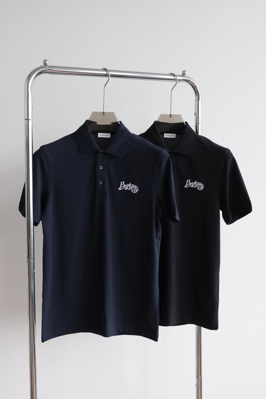 B.B 丝光弹力珠地棉翻领短袖T恤 TX397 商品图2