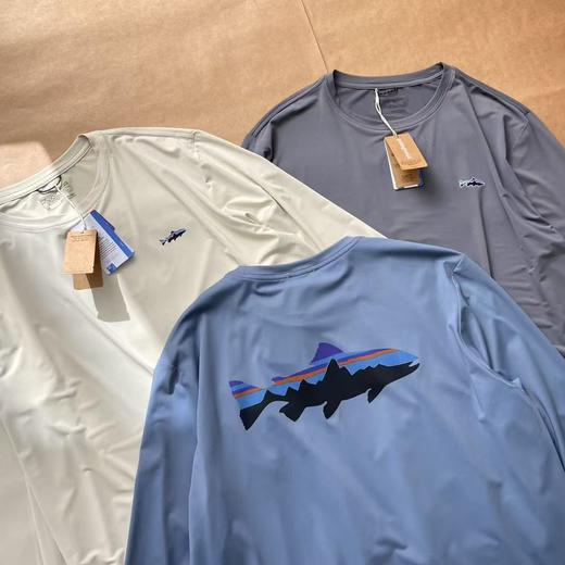 原单正品巴塔哥尼亚 patagonia C1户外防晒快干运动长袖tee ，三个色，尺码M-XXL 商品图3