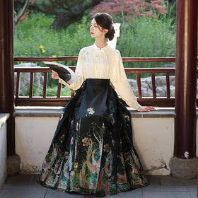 新款明制汉服织金原创国风马面裙高端大气2025套装MLS-157