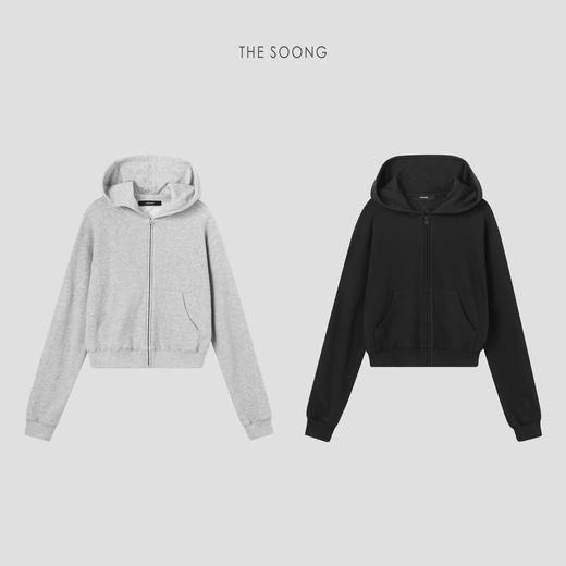 THESOONG"时髦不费力"100%长绒棉肤感休闲连帽外套HBWT6566 商品图3