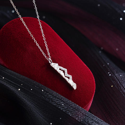 子佩集S925银【山恋相合】套链【JHY001-女】纯银时尚项链 商品图0