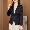 气质小个子真丝西装外套，小香风桑蚕丝西服上衣KQN-92172 商品缩略图3