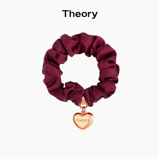 正品Theory发饰心形丸子头发圈大肠圈女头花头绳马尾绑头发发绳头饰，礼盒装三个一盒。 商品图6