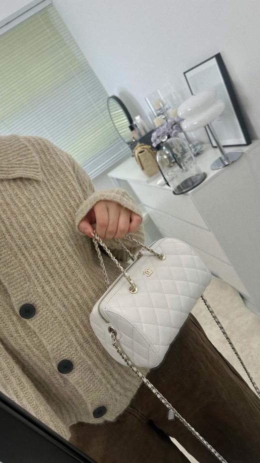 香奈儿25P保龄球包黑金荔枝牛（HH） 商品图5