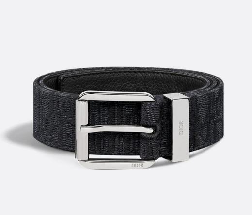 D家针扣3.5CM经典印花休闲男士皮带 商品图1