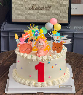 龙宝宝S款蛋糕（可换蓝龙宝宝）