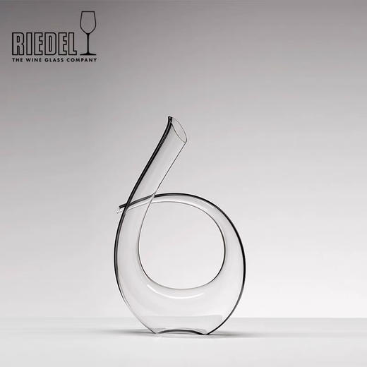奥地利RIEDEL黑领结型醒酒器奥地利人工吹制红酒水晶轻奢分酒器 商品图0