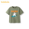 巴拉巴拉童装儿童短袖t恤男童上衣大童女童2025新款速干夏装纯棉 商品缩略图4