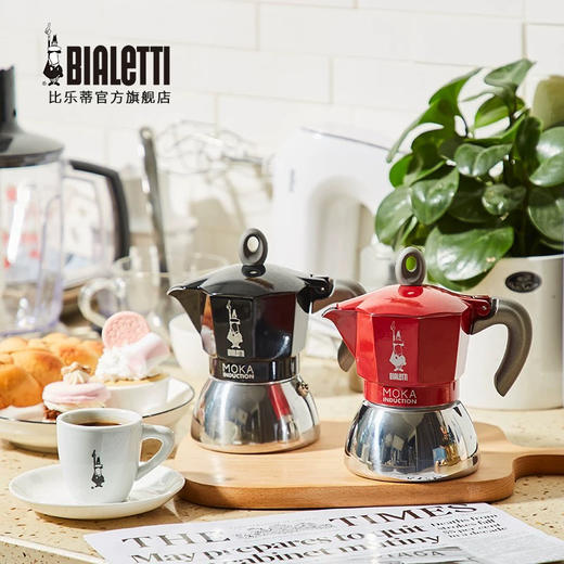 Bialetti 比乐蒂意大利 不锈钢摩卡壶电磁感应意式手冲咖啡壶家用 商品图2