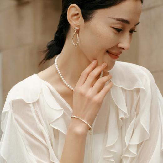 2楼Fellala/翡拉拉「绽放2.0」系列清新竹节手饰简约气质手镯货号925308301吊牌价999现价899 商品图5