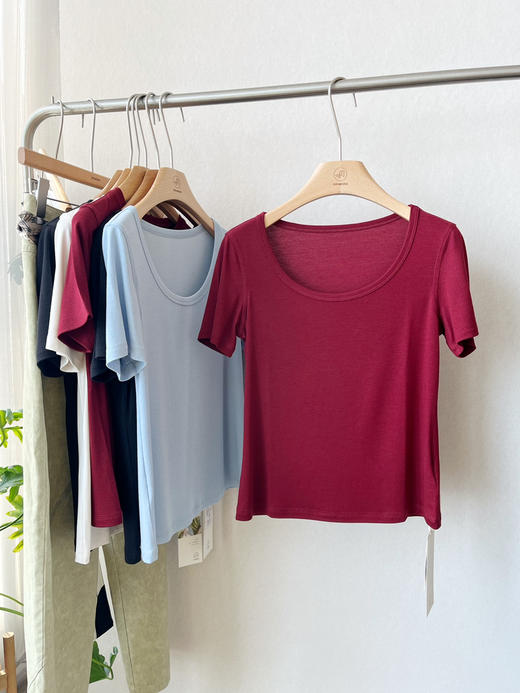 【双面人生】噢蜜ooomeooo正反两穿芭蕾舞高弹T 商品图8