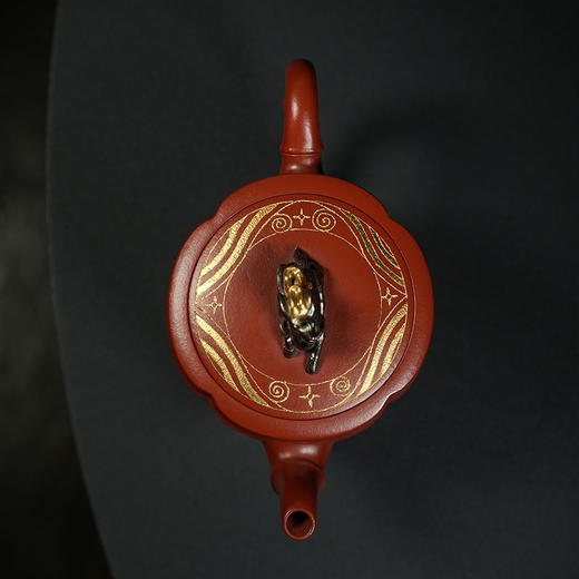 龙德堂陶艺 徐飞制《乐融融》原矿大红袍 260cc 库存请咨询客服 商品图4