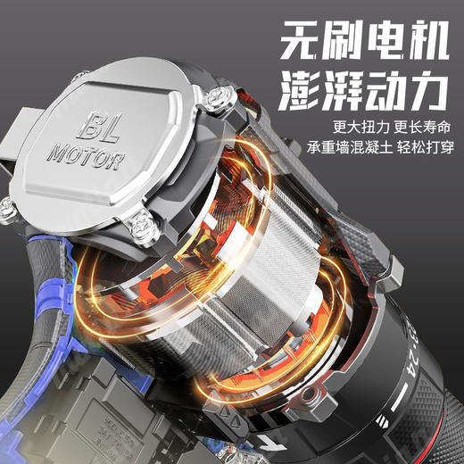 【货号05933】全铜无刷小钢炮电钻两电一充 商品图1