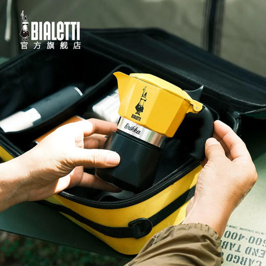 bialetti比乐蒂摩卡壶户外软包咖啡壶露营礼盒套装 商品图2