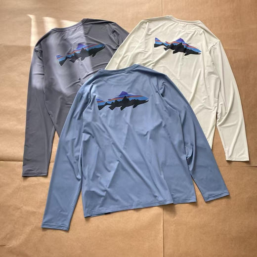 原单正品巴塔哥尼亚 patagonia C1户外防晒快干运动长袖tee ，三个色，尺码M-XXL 商品图2