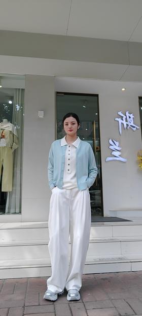 5800C6春上新 七扣羊毛开衫