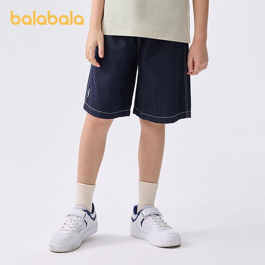 巴拉巴拉童装儿童裤子夏季薄款牛仔短裤2025新款五分裤舒适百搭 商品图1