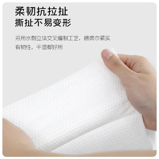 🌸花棉尔卷式亲肤洗脸巾80段 | 卷筒式无菌洗脸巾 · 宝宝护理 · 卸妆/湿敷/敏肌三用 · 擦手去污/家居清洁 商品图3