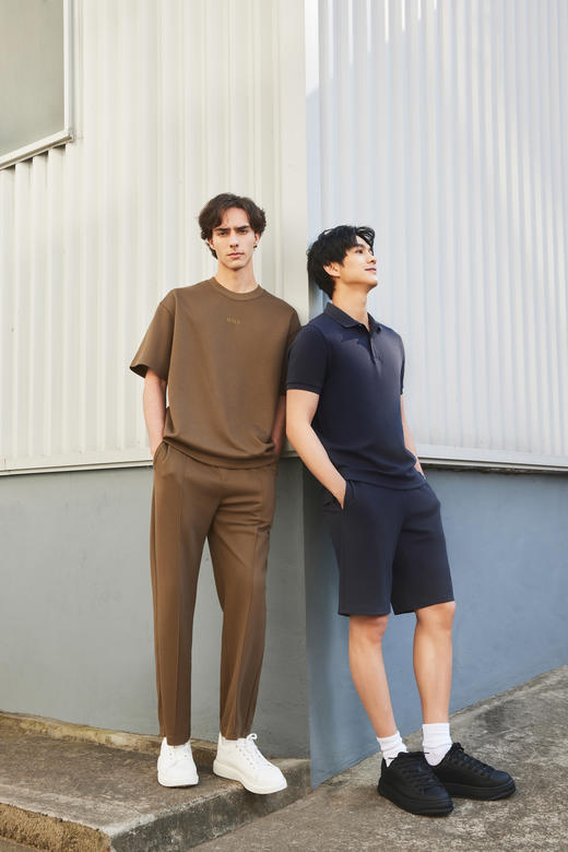 佐丹奴男装25年新款春日探索透气吸汗针织T恤衫01025209 商品图4