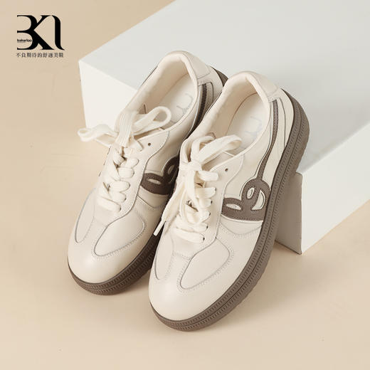 BAKERLOO女鞋平底休闲德训鞋 | 经典德训鞋头、深浅撞色、吸睛亮丽、运动通勤、四季百搭 商品图5