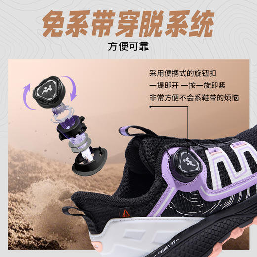 户外特工×摩斯迪儿 联名款青少年越野跑鞋星道 Outdoor7001 商品图2