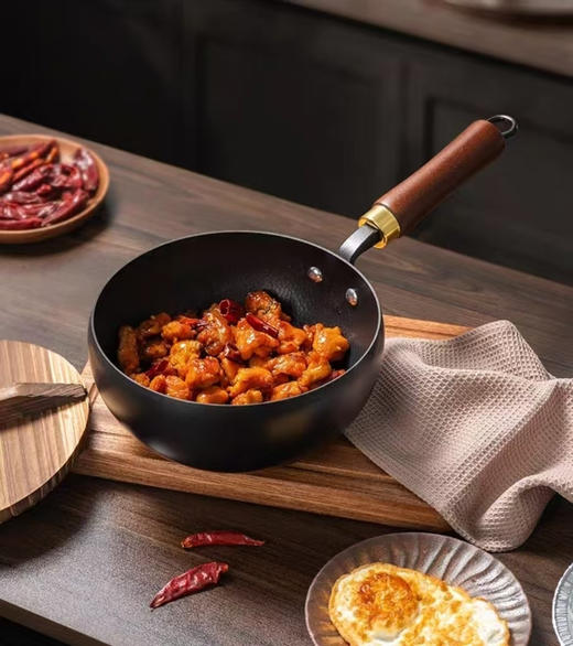 泊杜·窒化锤纹大肚铁锅 商品图5