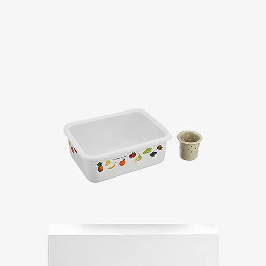 ME-7274和平腌菜容器搪瓷带滤水简约 商品图2