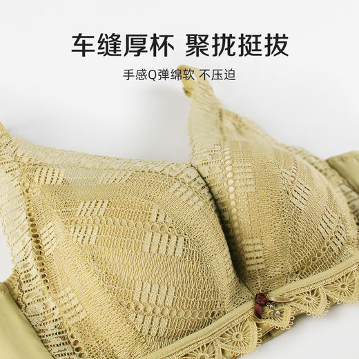 法国利蜂/LOUIS ROYER 一见倾心提花蚕丝文胸AB通杯/BC通杯 零束缚 无钢圈 商品图5
