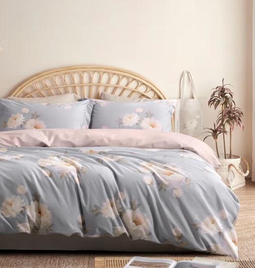 水星家纺全棉抗菌四件套—蔓莎 商品图0