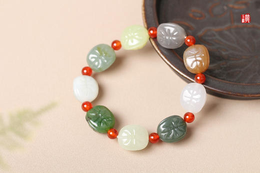 和田玉多宝【富甲天下】手串 商品图4