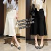 2025高端法式赫本风莫代尔半裙高腰A字中长款半身裙伞裙小个子裙子女款！ 商品缩略图0