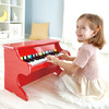 Hape儿童木制机械小钢琴 3-6岁男女小孩儿童音乐玩具早教儿童节礼物 25键钢琴红色 E8466 商品缩略图2
