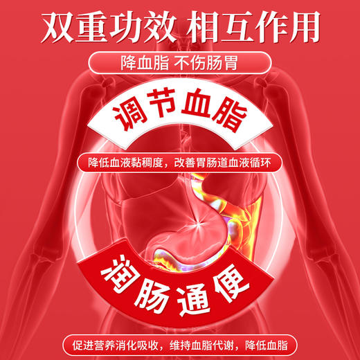 华喜达大志牌易舒康胶囊辅助调节血脂润肠通便官方正品旗舰店 商品图3