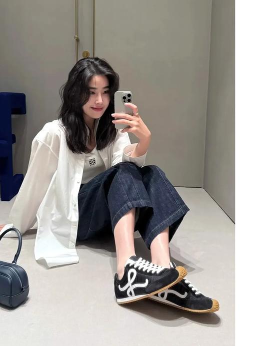 现货 THS-限时 loe家 情侣款 Ballet Runner2.0复古运动鞋 德训鞋 5色 QZ102 商品图3