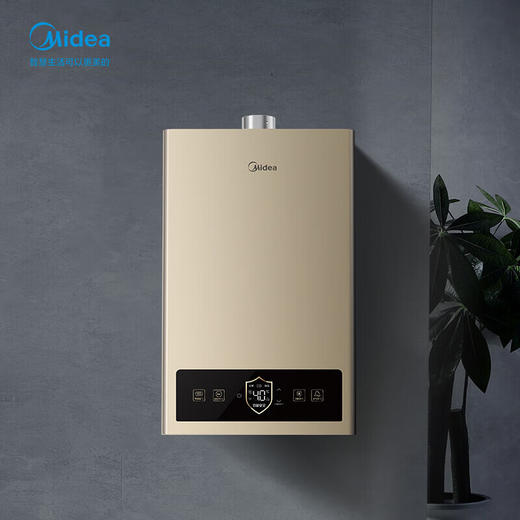 美的（Midea）16L 燃气热水器 家用 变频恒温 智能恒温燃热水器JSQ30-ZC1（炫彩款）天然气 商品图0
