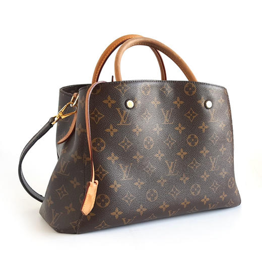 【95新】LV路易威登Montaigne系列M41056中号棕色老花蒙田手提单肩包女士现售价：4000！280225AI40 商品图1