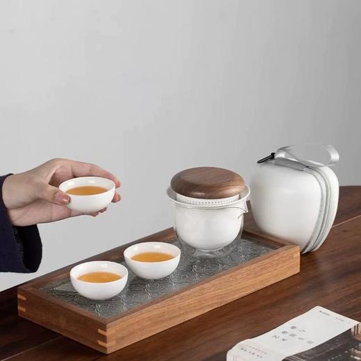 【品质茶具丨快客杯品质茶具系列】器身打磨光滑，持握舒适，隔热防烫出水顺畅,杯口圆润分茶得心应手，旅行小包叠加收纳，节省空间即提即走 商品图6